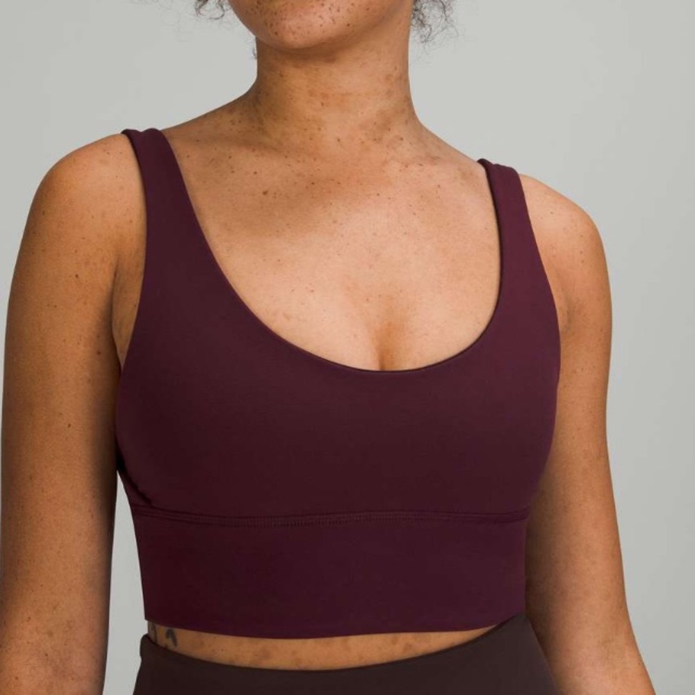 Lululemon Align Reversible Bra/ Cassis , Diamond Dye Cassis Black/ Light Support